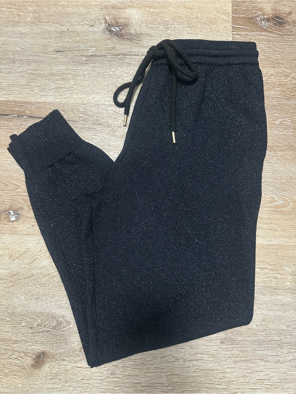 Markus Lupfer Lurex Metallic Knit Joggers